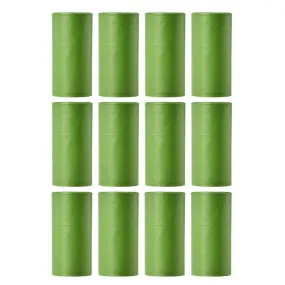 180 Counts/12 Rolls Bio-degradable Dog Waste Bags