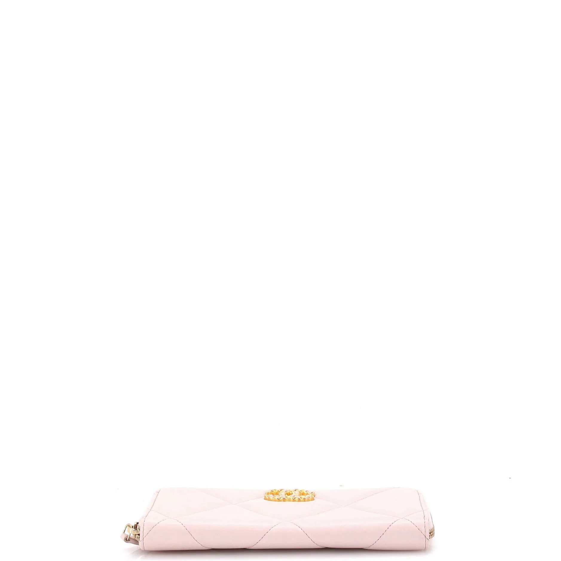19 Zip Around Wallet Quilted Lambskin Long