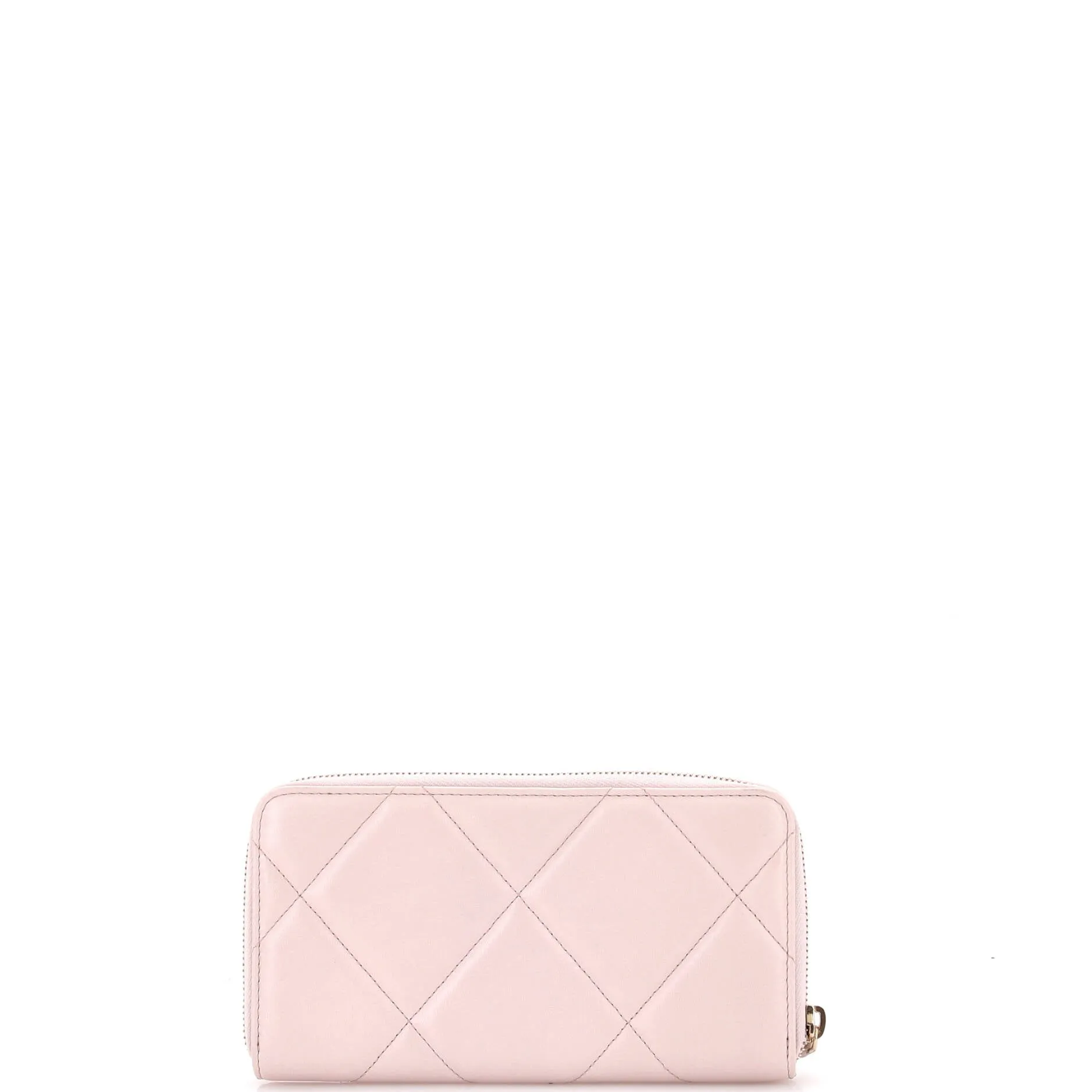 19 Zip Around Wallet Quilted Lambskin Long