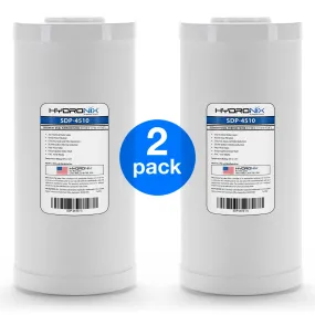 2 Pack - Hydronix SDP-4510 Dual Purpose Radial Flow Cartridge 4.5" x 10"