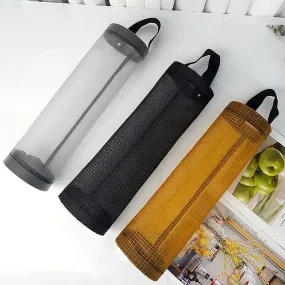 3-Pack: Plastic Mesh Grocery Bag Holder