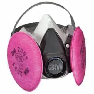 3M - Respirator 6000 Series W/P100 - Small