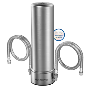 5 1 Stage Stainless Steel Direct Connect Under Sink Water Filter AS13