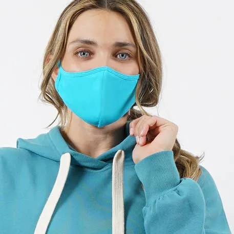 Adjustable Contour Cotton Black Face Mask