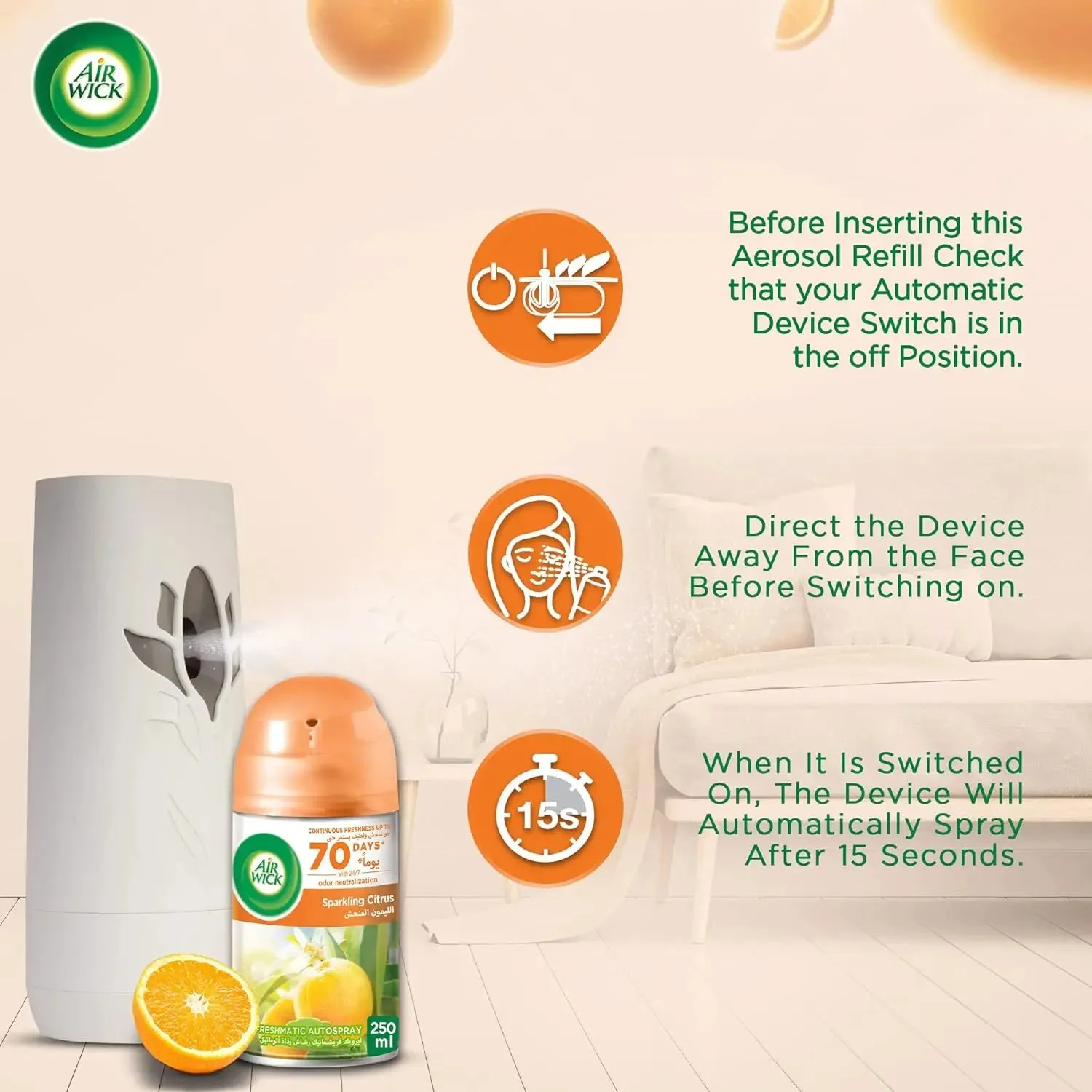 Air Wick Freshmatic Autospray 250ml