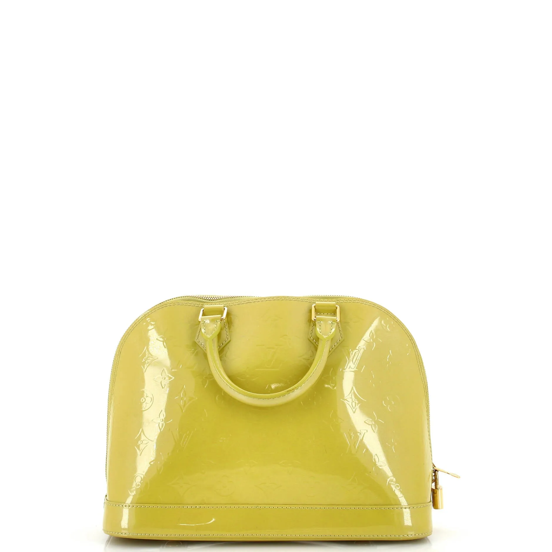 Alma Handbag Monogram Vernis PM