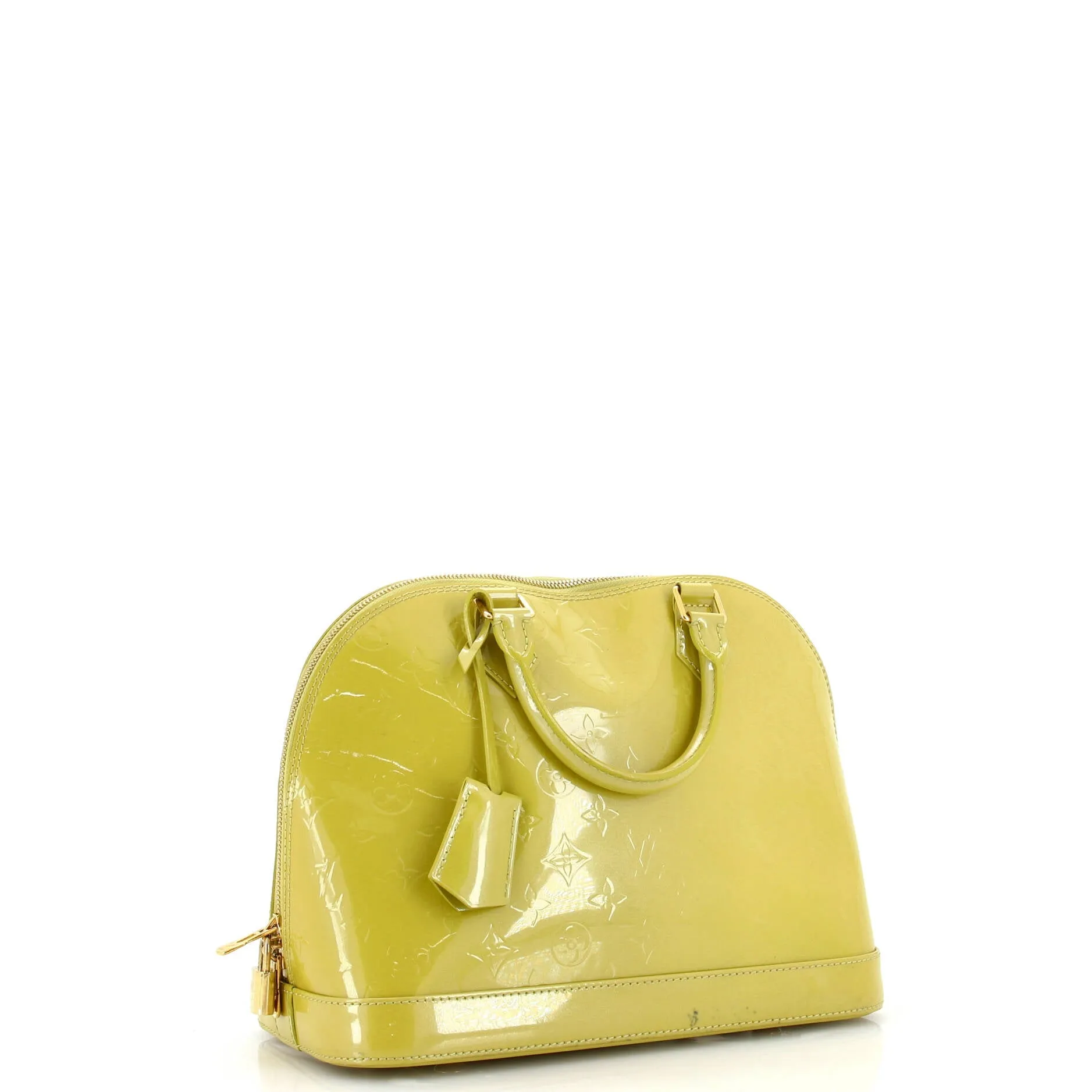 Alma Handbag Monogram Vernis PM