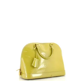 Alma Handbag Monogram Vernis PM