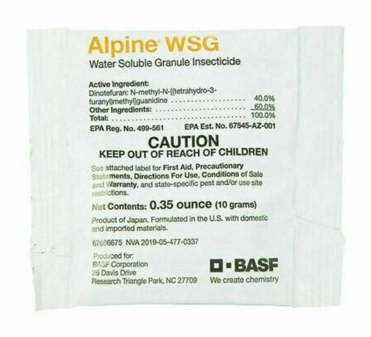 Alpine WSG Water Soluble Granules