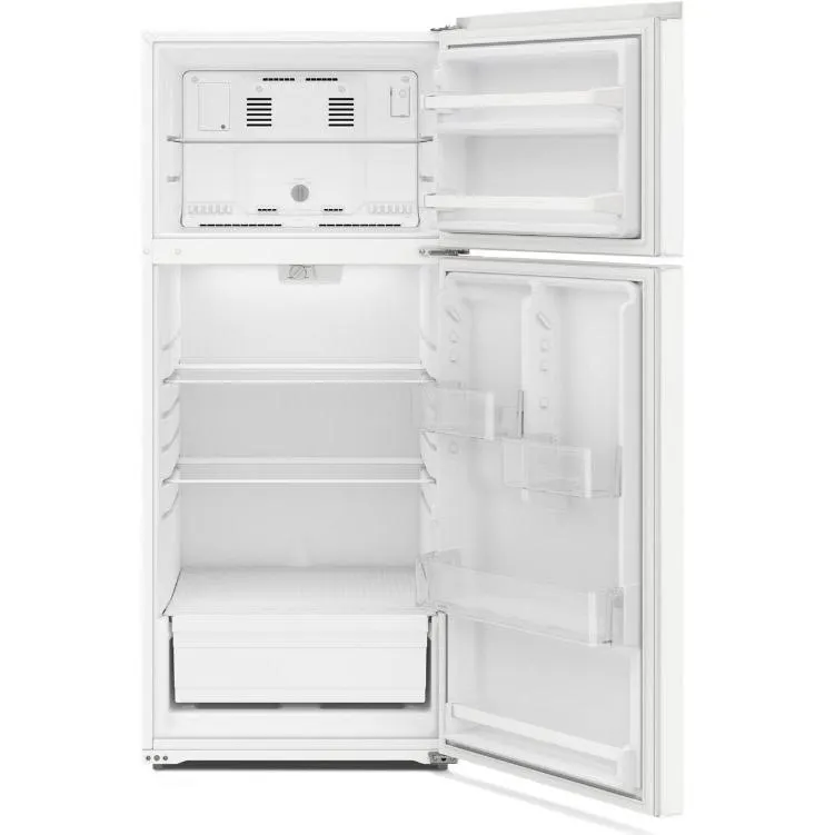 Amana 28-inch, 16.4 cu. ft. Freestanding Top Freezer Refrigerator ARTX3028PW