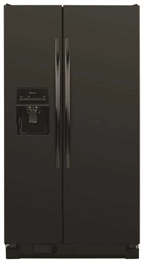 Amana&reg; Energy Star&reg; 25.4 Cu. Ft. Side-by-side Refrigerator, Black