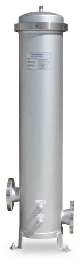 AMI Stainless Steel Filter Housing | 105 GPM | 5x 30" Cartridges | 304 SS