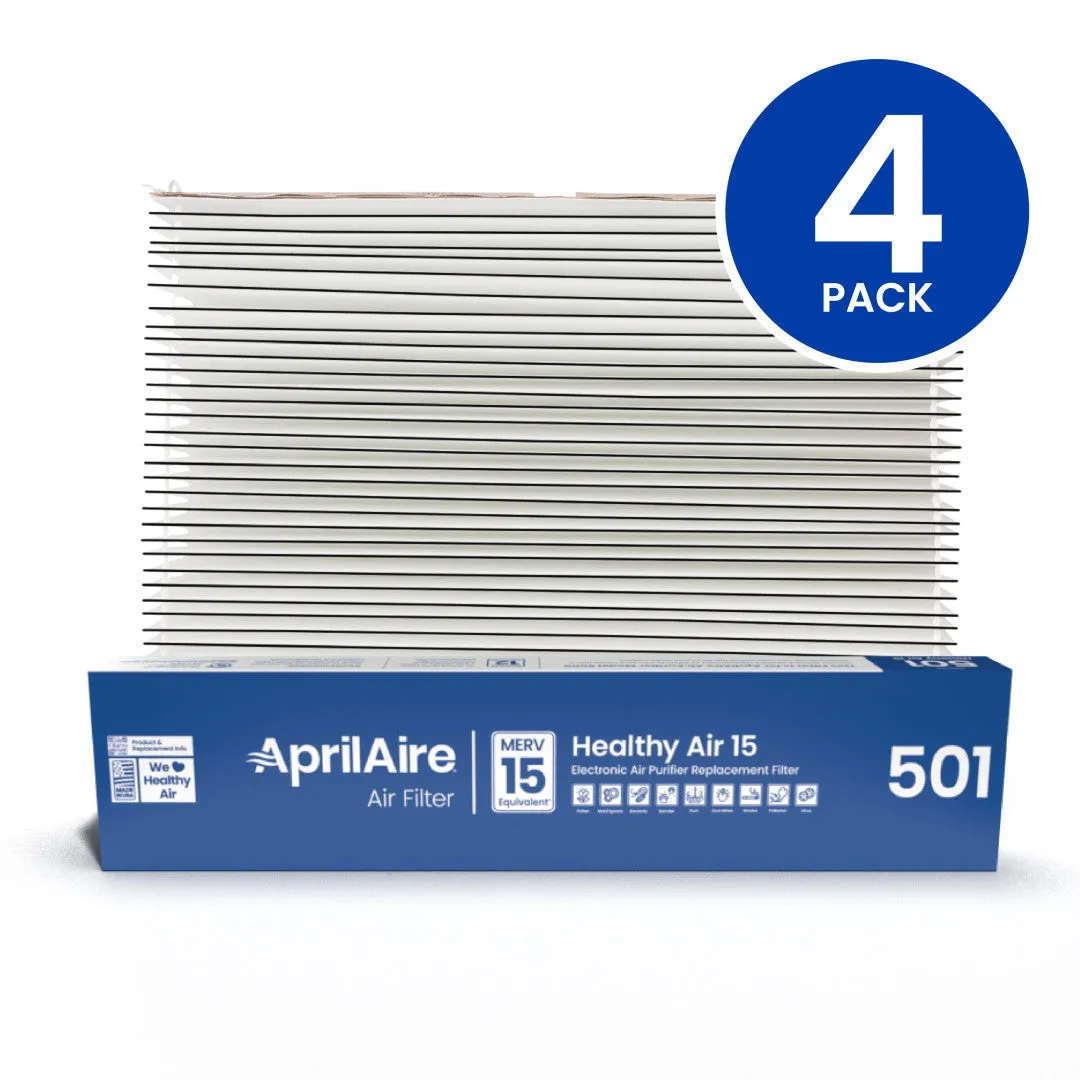 AprilAire 501 MERV 15 Equivalent Air Filter for Whole-House Electronic Air Purifier Model 5000