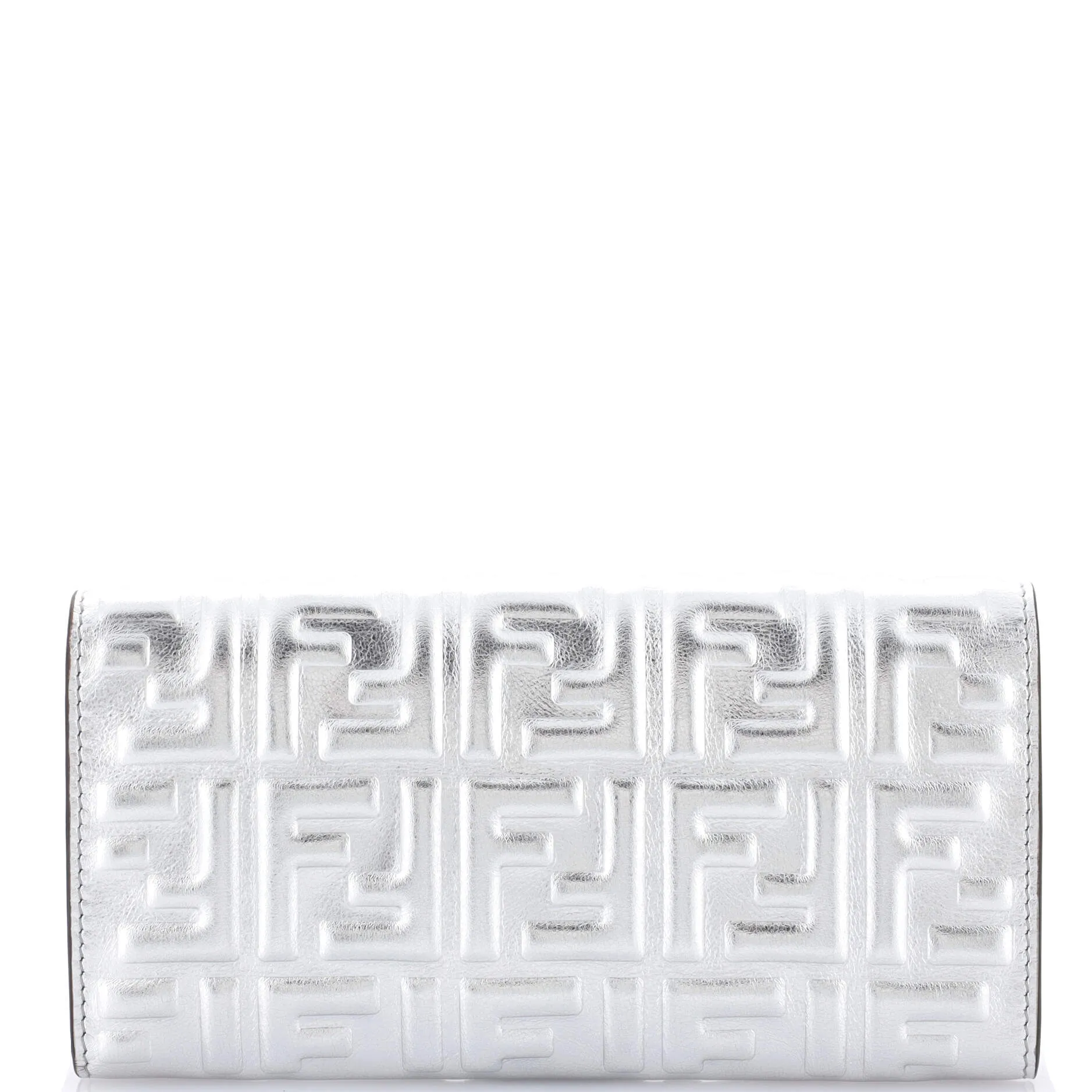 Baguette Continental Wallet Zucca Embossed Leather