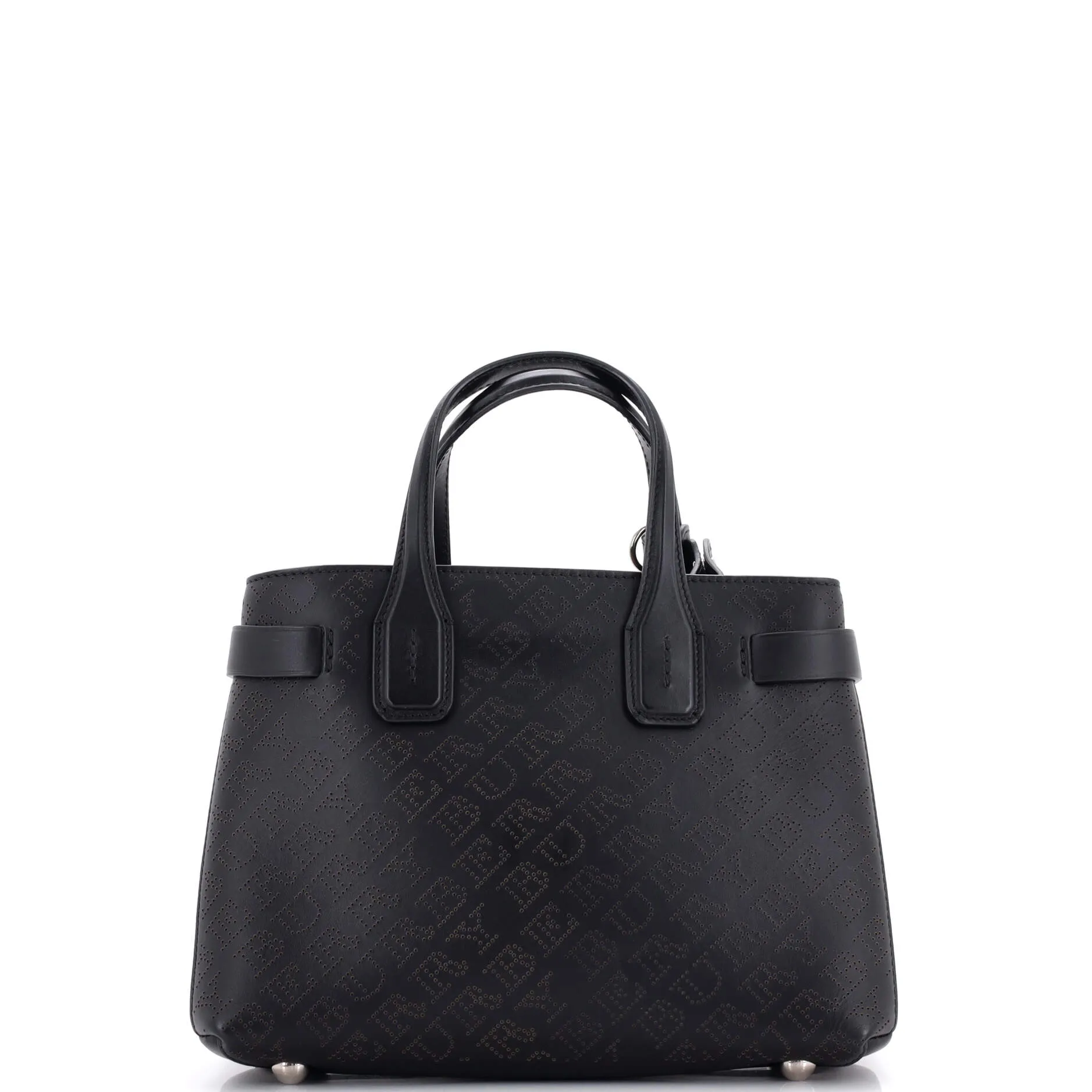 Banner NM Tote Perforated Leather Small