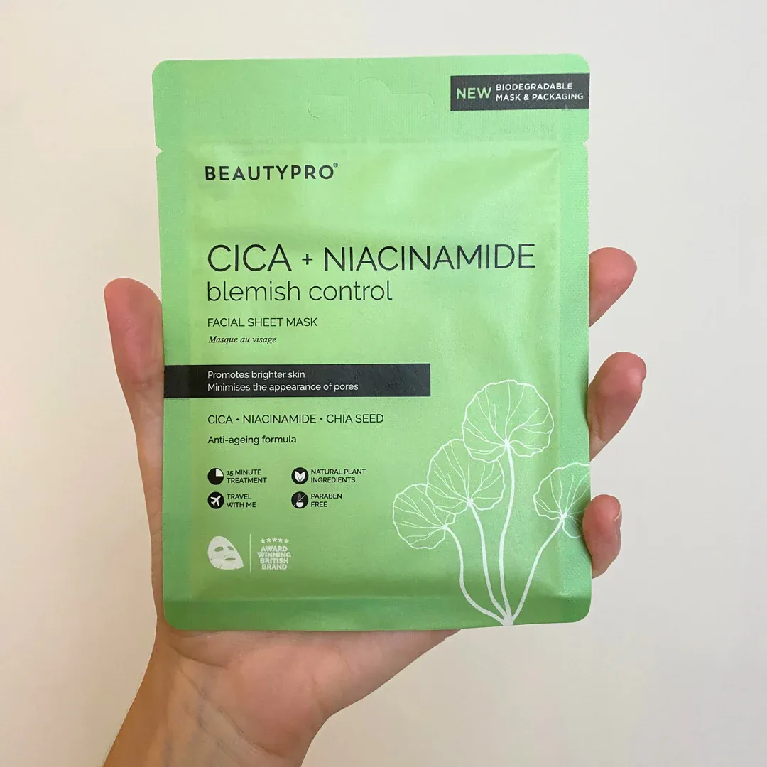 Beauty Pro Cica   Niacinamide Blemish Control Mask