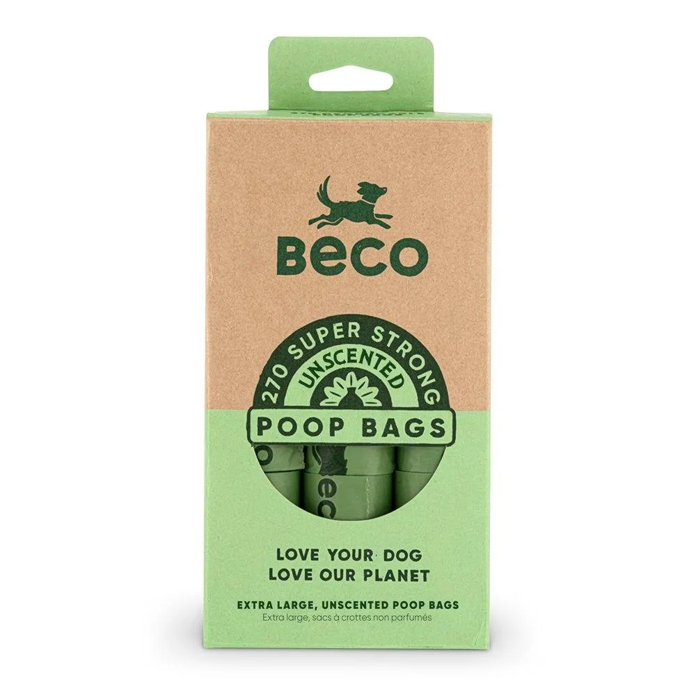 Beco 270 LARGE Dog Poop Bags - Unscented