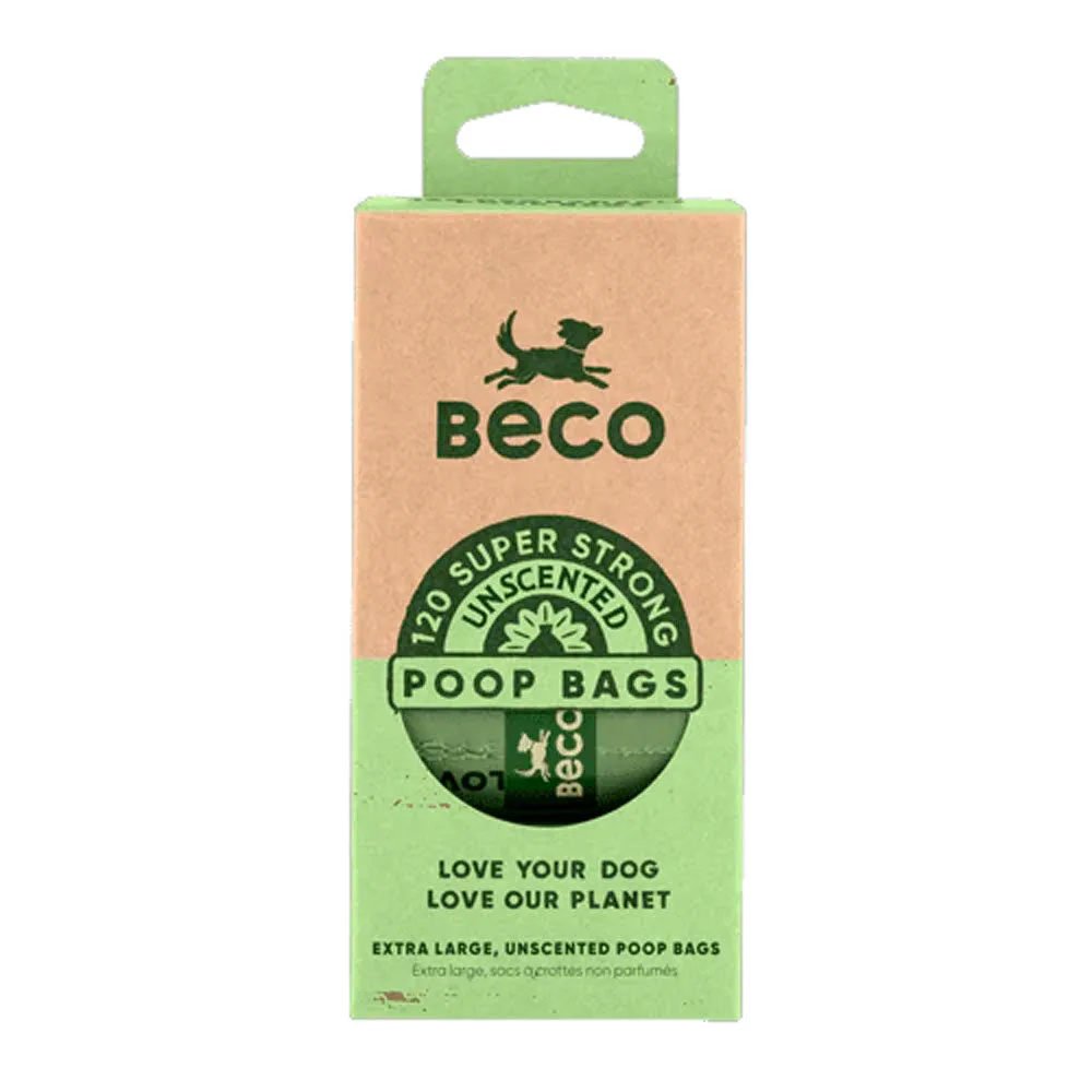 Beco Large Poop Bags - Unscented (x120) Multi (8x15)