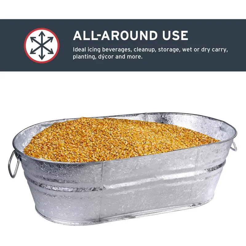 Behrens 10.5 gal Steel Tub Oval