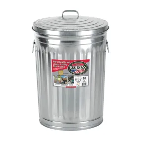 Behrens 1211 Trash Can, 20 gal Capacity, Steel
