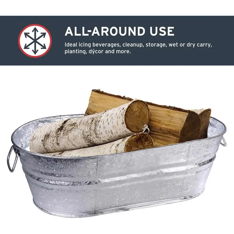 Behrens 16 gal Steel Tub Oval