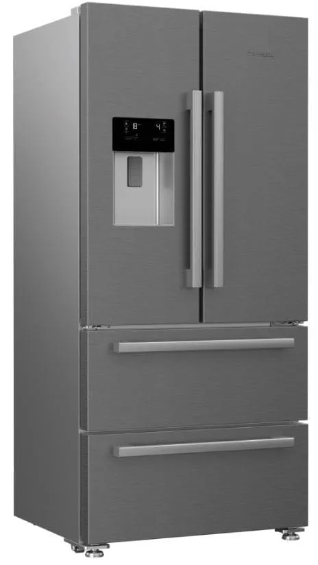 Blomberg KFD4953XD Plumbed Frost Free American Style Fridge Freezer - Stainless Steel - A  Energy Rated