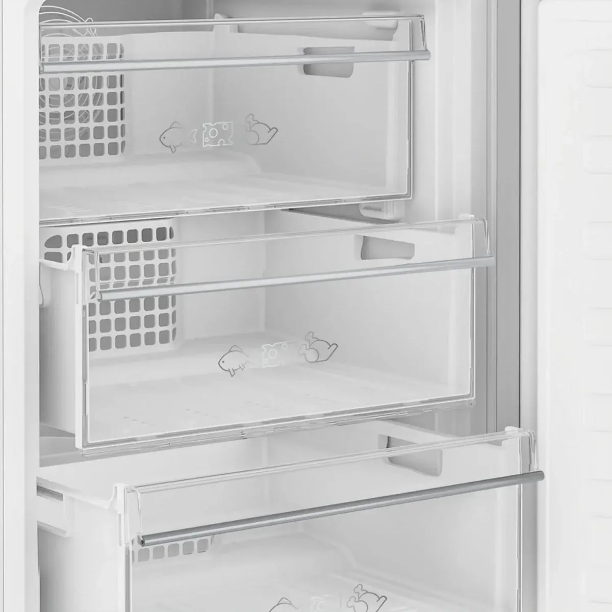 Blomberg KGM4524 Freestanding Fridge Freezer Frost Free - White