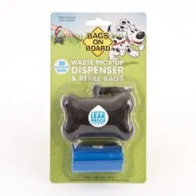BOB Dispenser Bone - Black - 30 Bags