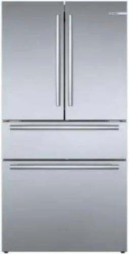 Bosch 800 Series 36 Inch Counter Depth French Door Smart Refrigerator B36CL80SNS