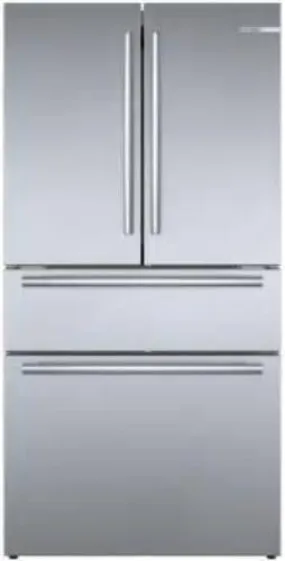Bosch 800 Series 36 Inch Counter Depth French Door Smart Refrigerator B36CL80SNS