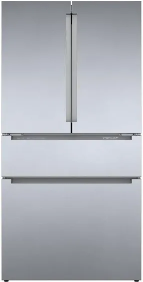 Bosch 800 Series 36" SS MultiAirFlow 21cu.Ft French Door Refrigerator B36CL80ENS