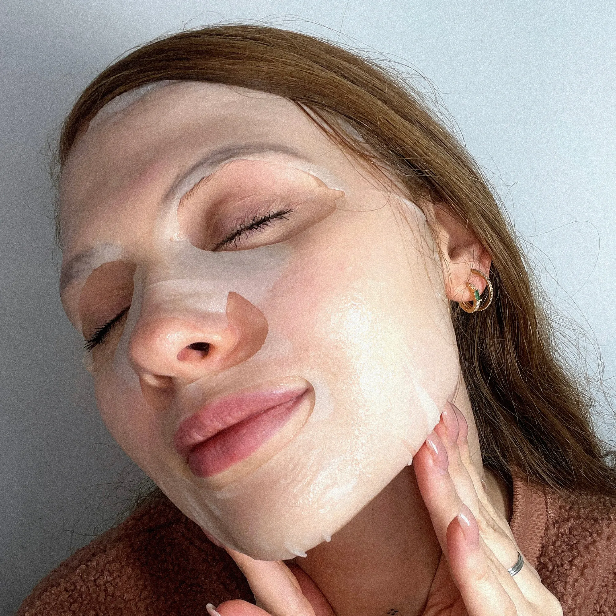 CICA   NIACINAMIDE Facial Sheet Mask - 100% Biodegradable