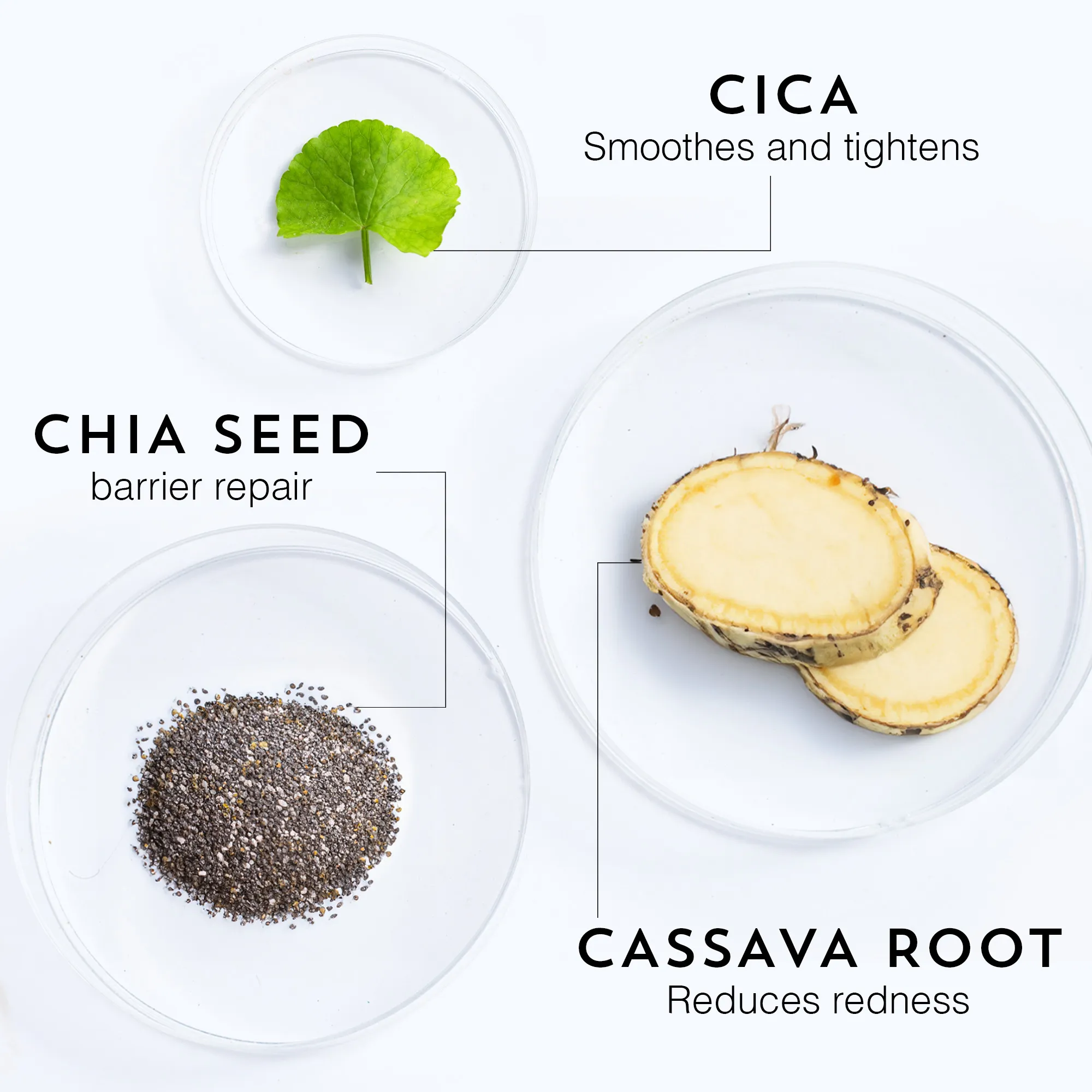 CICA   NIACINAMIDE Facial Sheet Mask - 100% Biodegradable