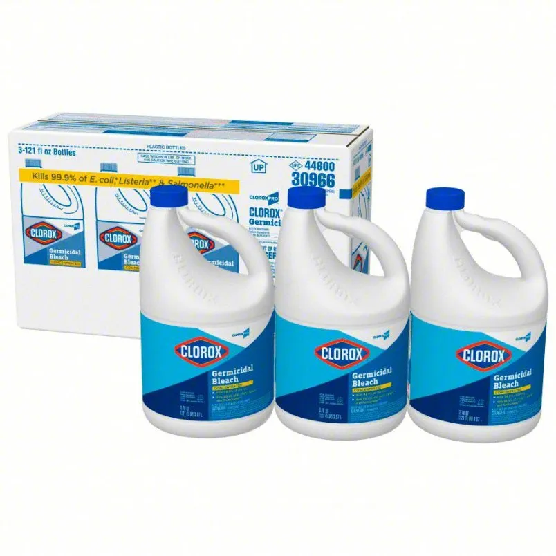 Clorox Germicidal Bleach 121oz  (3/cs)