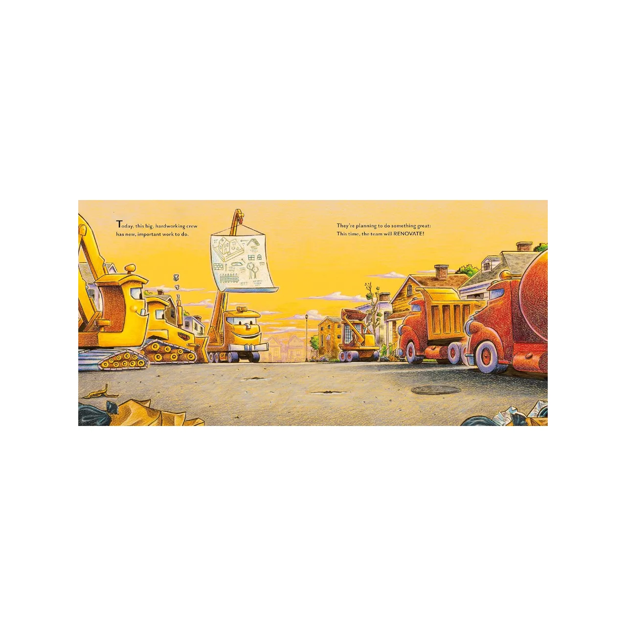 Construction Site Garbage Crew To The Rescue Picture Book