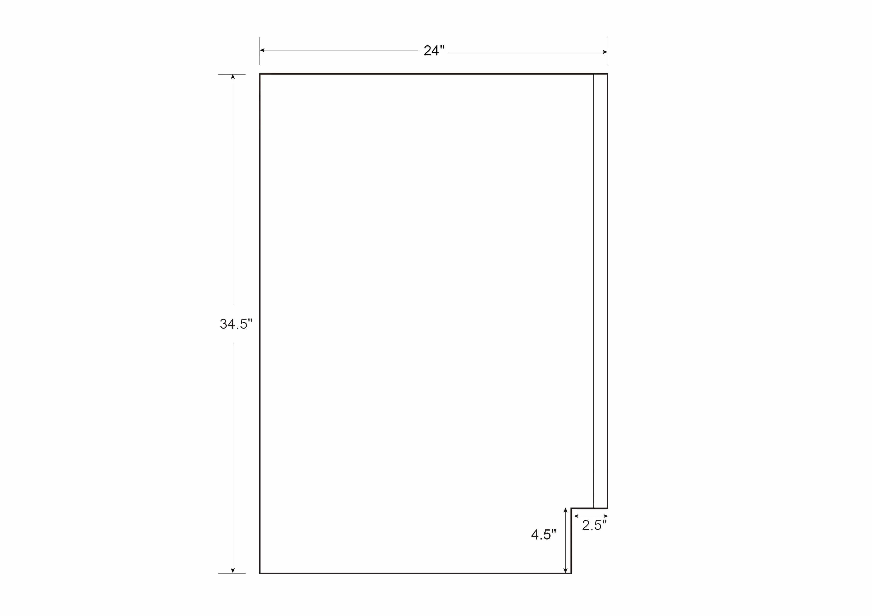 Custom Inset Shaker Trash Can Pullout Base Cabinet 18"