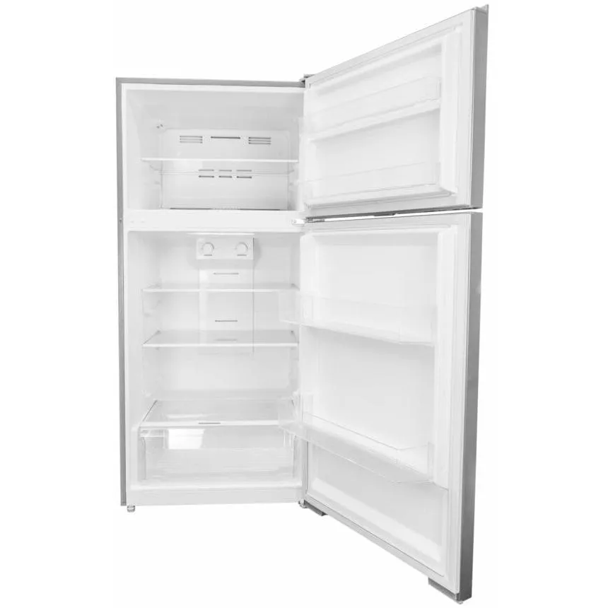 Danby 28-inch, 14.2 cu. ft. Apartment Size Top Freezer Refrigerator DFF142E1SSDB