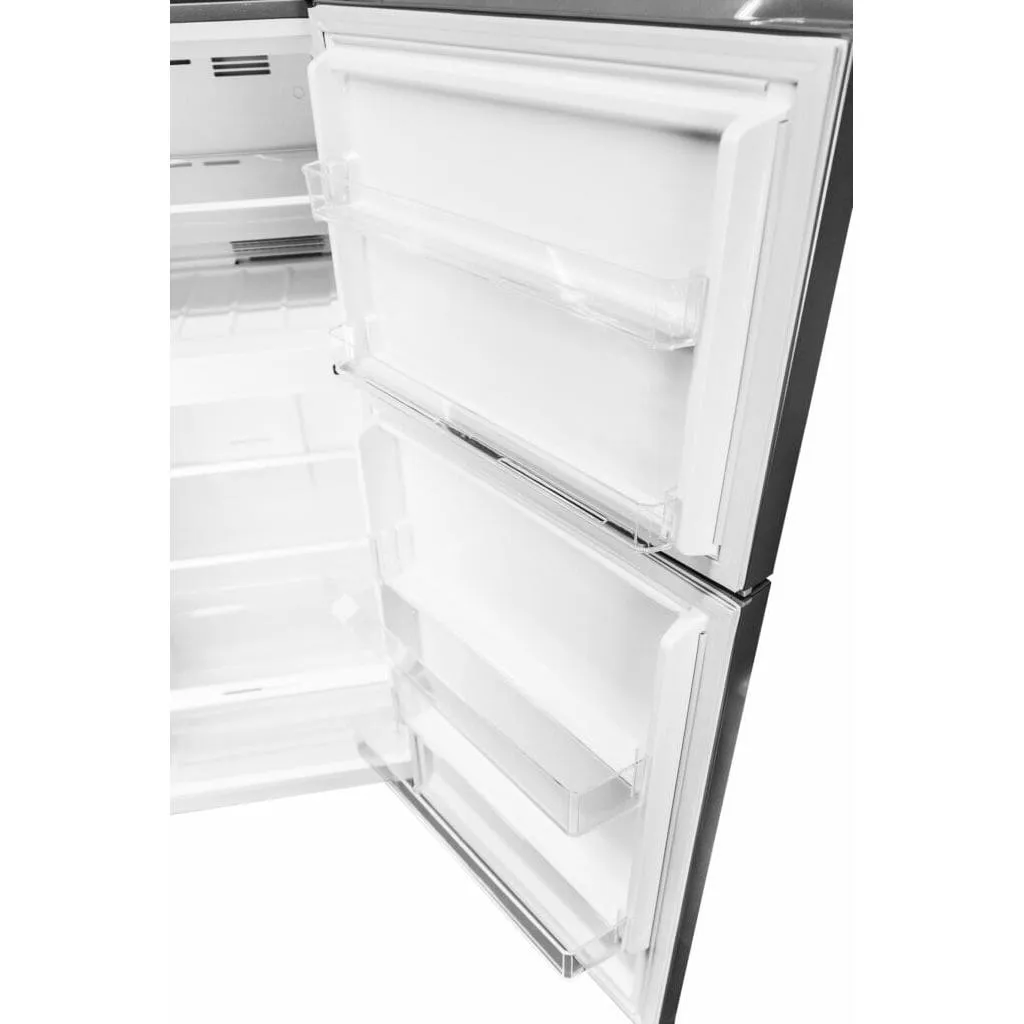 Danby 28-inch, 14.2 cu. ft. Apartment Size Top Freezer Refrigerator DFF142E1SSDB