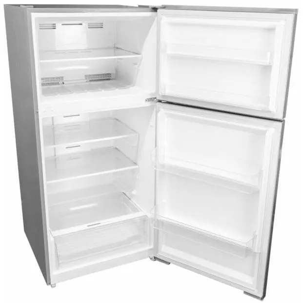Danby 28-inch, 14.2 cu. ft. Apartment Size Top Freezer Refrigerator DFF142E1SSDB