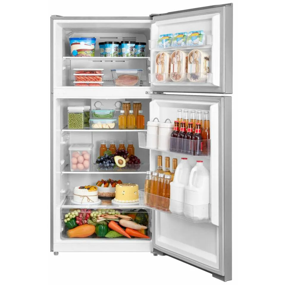 Danby 28-inch, 14.2 cu. ft. Apartment Size Top Freezer Refrigerator DFF142E1SSDB
