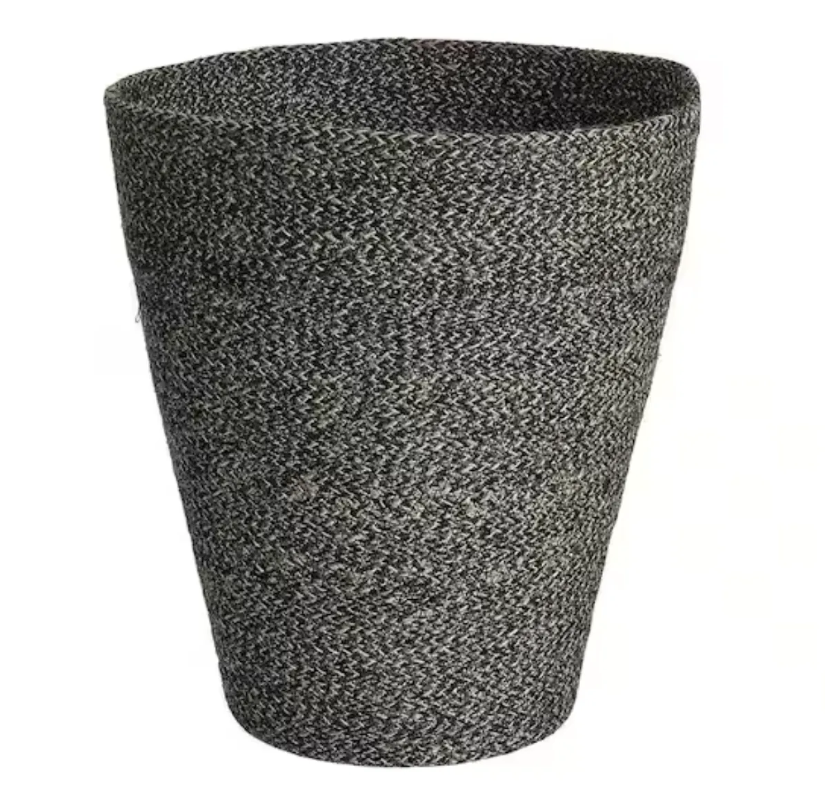 Design Ideas Melia Wastebasket – Black Jute