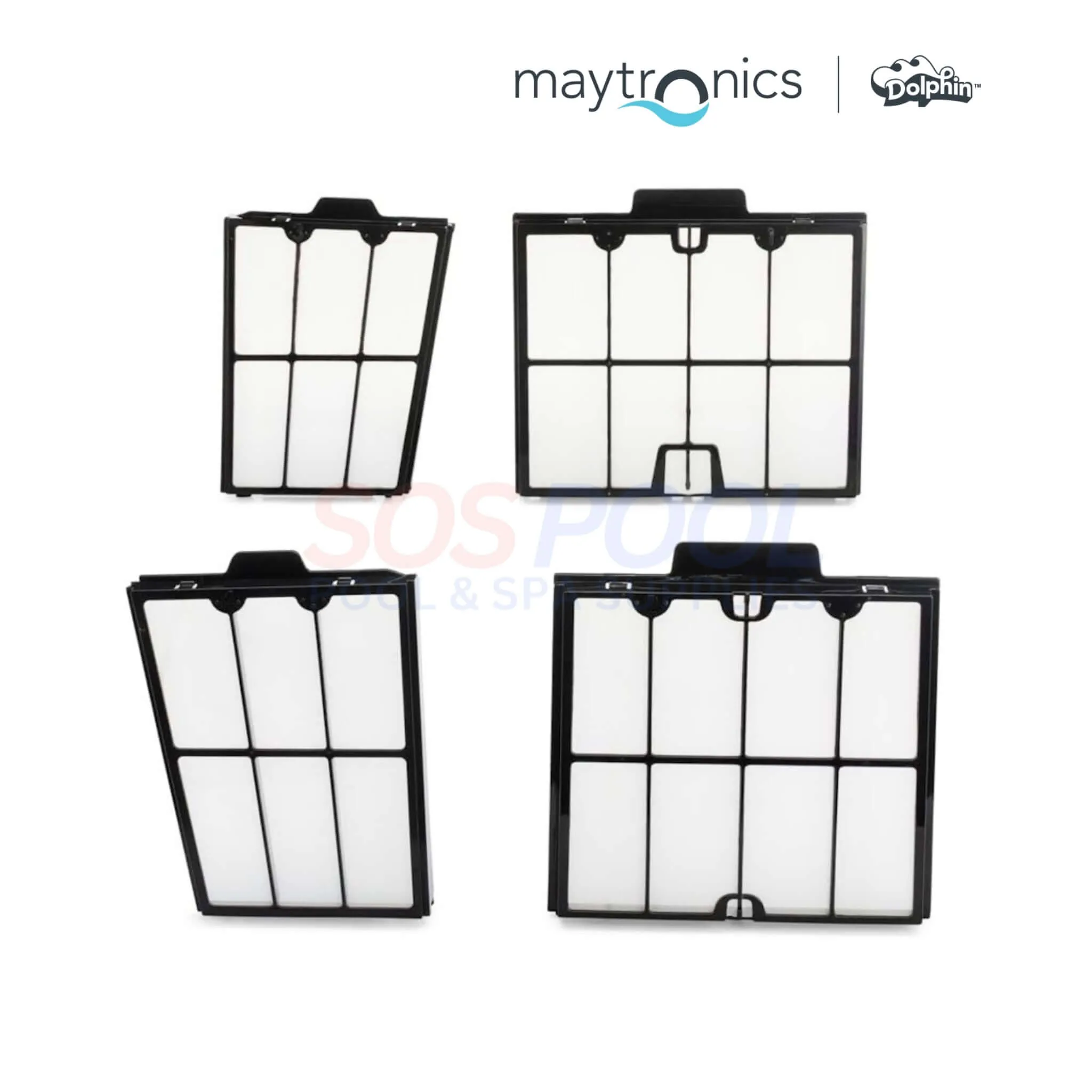 Dolphin Pool Cleaner Replacement Filters | Fine Filter Panels | 4 Pack | 9991463-R4