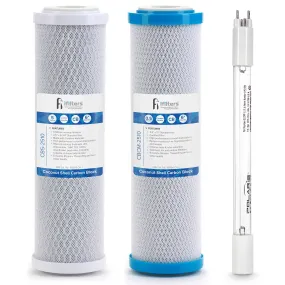 Drinking Water Replacement Filter Set for 3 stage UV Filtration Systems