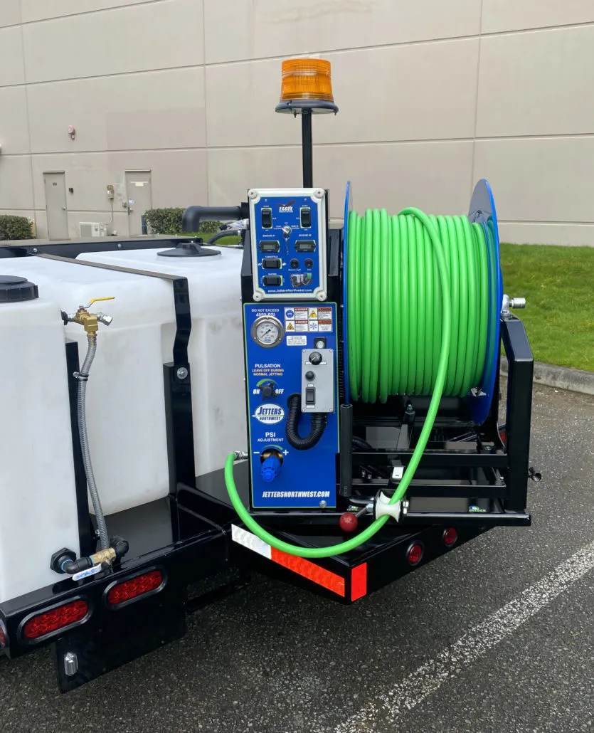 Eagle 600 DWR Tandem Axle Trailer Jetter