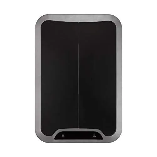 EKO Phantom-T 50 Liter / 13.2 Gallon Vertical Motion Sensor Trash Can, Brushed Stainless Steel Finish