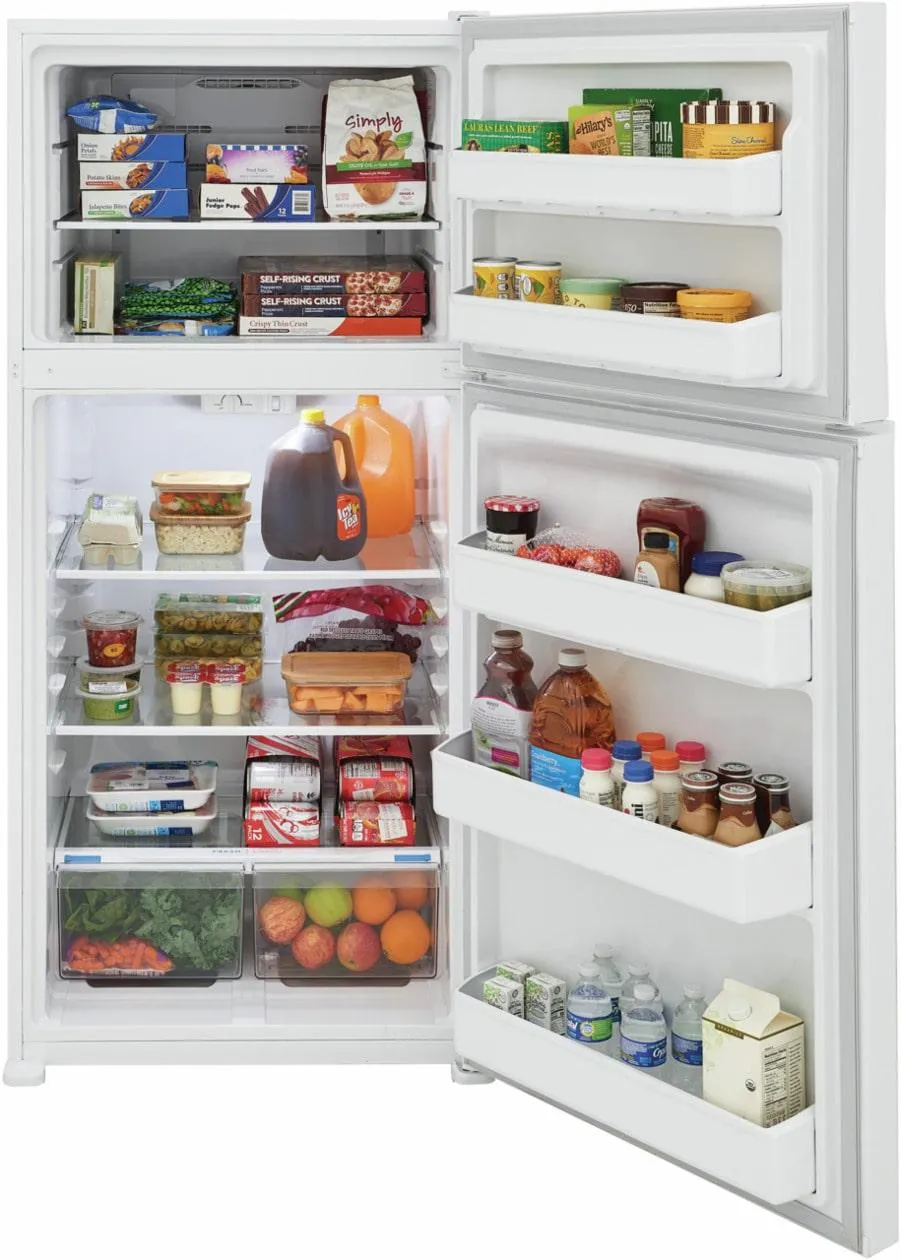 FFHT2022AW Frigidaire 20.0 Cu. Ft. Top Freezer Refrigerator