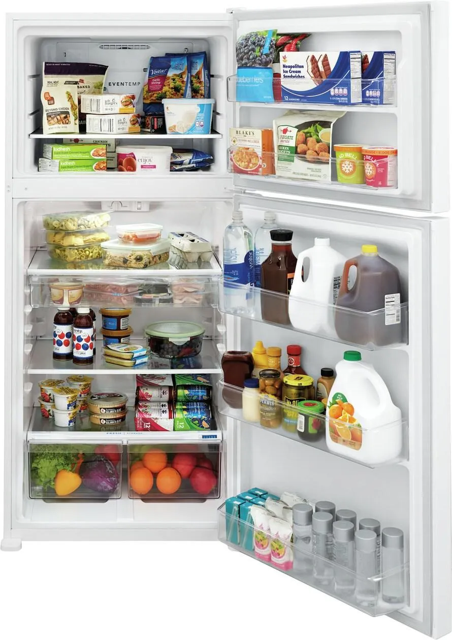 FFHT2045VW Frigidaire 20.0 Cu. Ft. Top Freezer Refrigerator