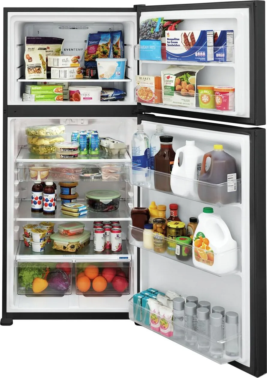 FFTR2045VB Frigidaire 20.0 Cu. Ft. Top Freezer Refrigerator