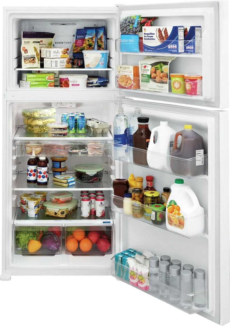 FFTR2045VW Frigidaire 20.0 Cu. Ft. Top Freezer Refrigerator