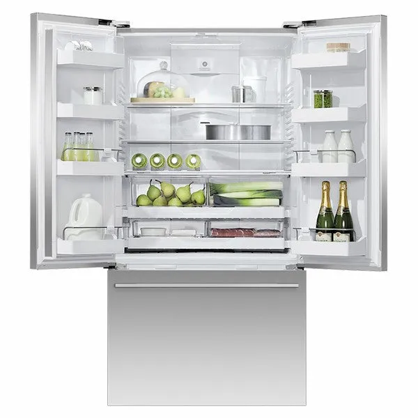 Fisher & Paykel 569L French Door Freestanding Fridge Freezer - Stainless Steel | RF610ADX6